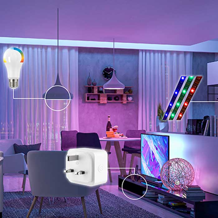 Energizer 5M Smart LED Strip Light - Colour Changing - WiFi Compatible –  LED Hut