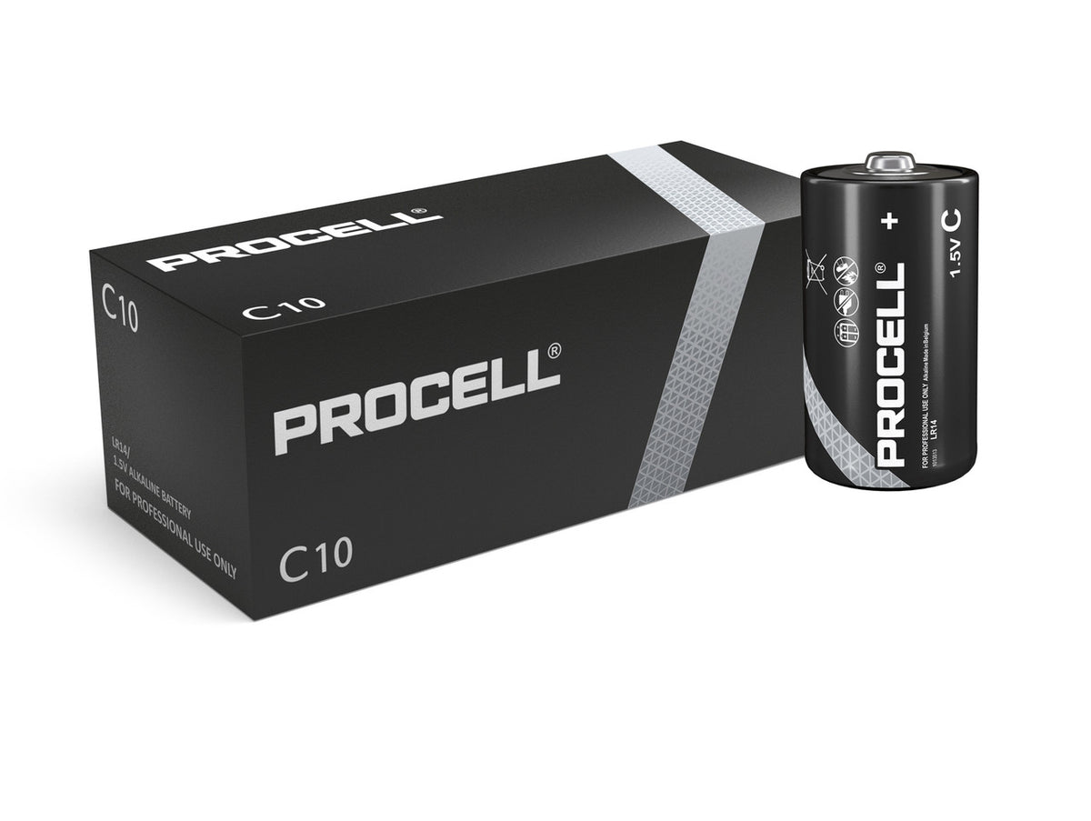 Duracell Industrial Procell - C Batteries - 10 Pack