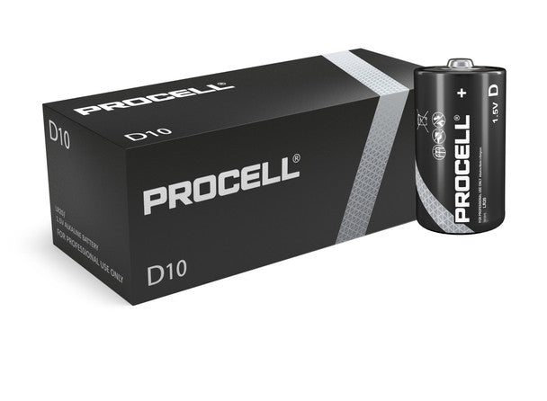 Duracell Industrial Procell - D Batteries - 10 Pack