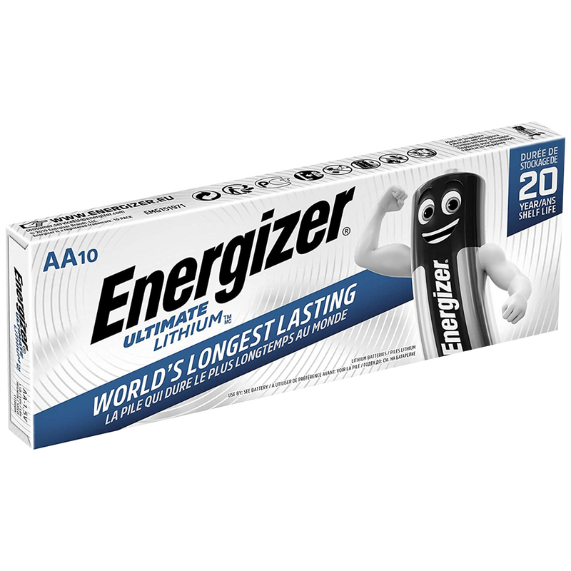 Energizer AA Ultimate Lithium -  Battery Pack of 10