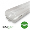 24W Twin 1200mm IP65 LED Non-Corrosive Tri-Proof + Emergency