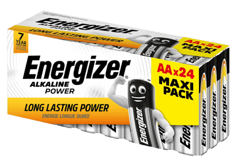 Energizer Alkaline Power AA/LR6 Battery Pack of 24