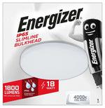 Energizer LED Slim Bulkhead - White - IP65