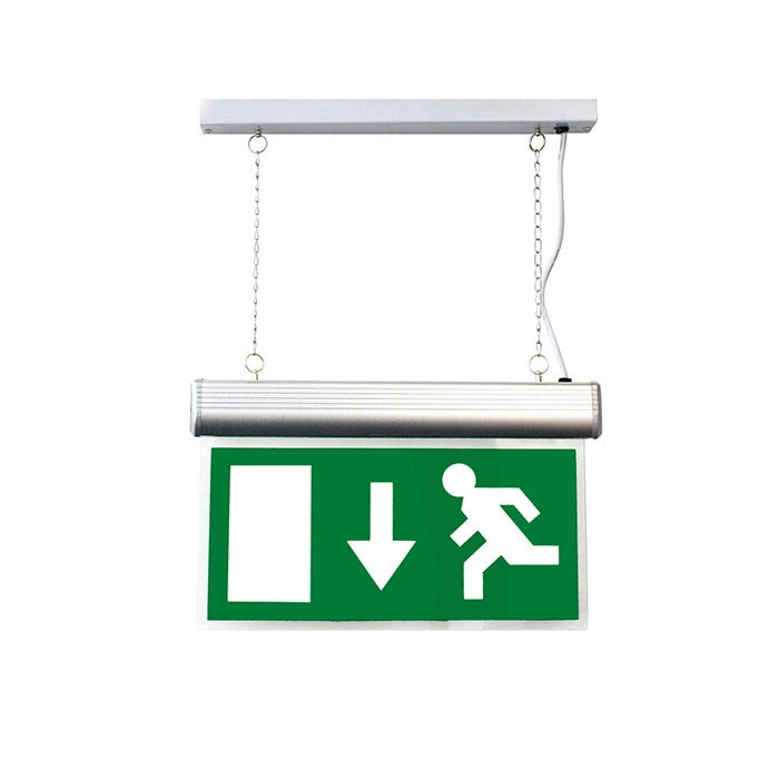 4W Suspended LED Emergency Exit Sign - Maintained