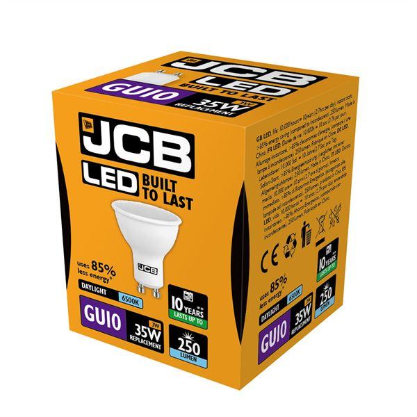 JCB LED GU10 3W Spotlight - Daylight