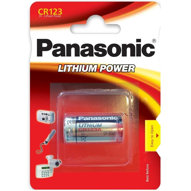 Panasonic CR123A Lithium Photo Battery