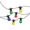 LED 20x Globe Lightbulb Festoon String - Coloured