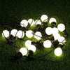 LED 20x Globe Lightbulb Festoon String - White