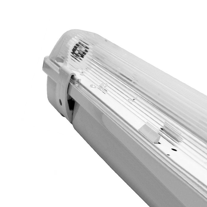 PowerMaster Tube Light Fitting - 4ft (1200mm) - PC Body & Diffuser - Single
